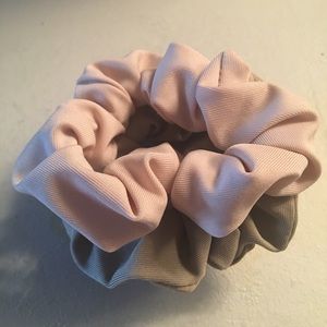 Pastel colored Hairtyes. Both are originally bought from whole foods. HQ